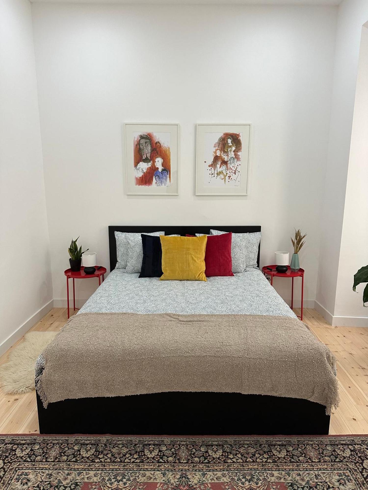 Modern Bedroom In Lisbon Bagian luar foto