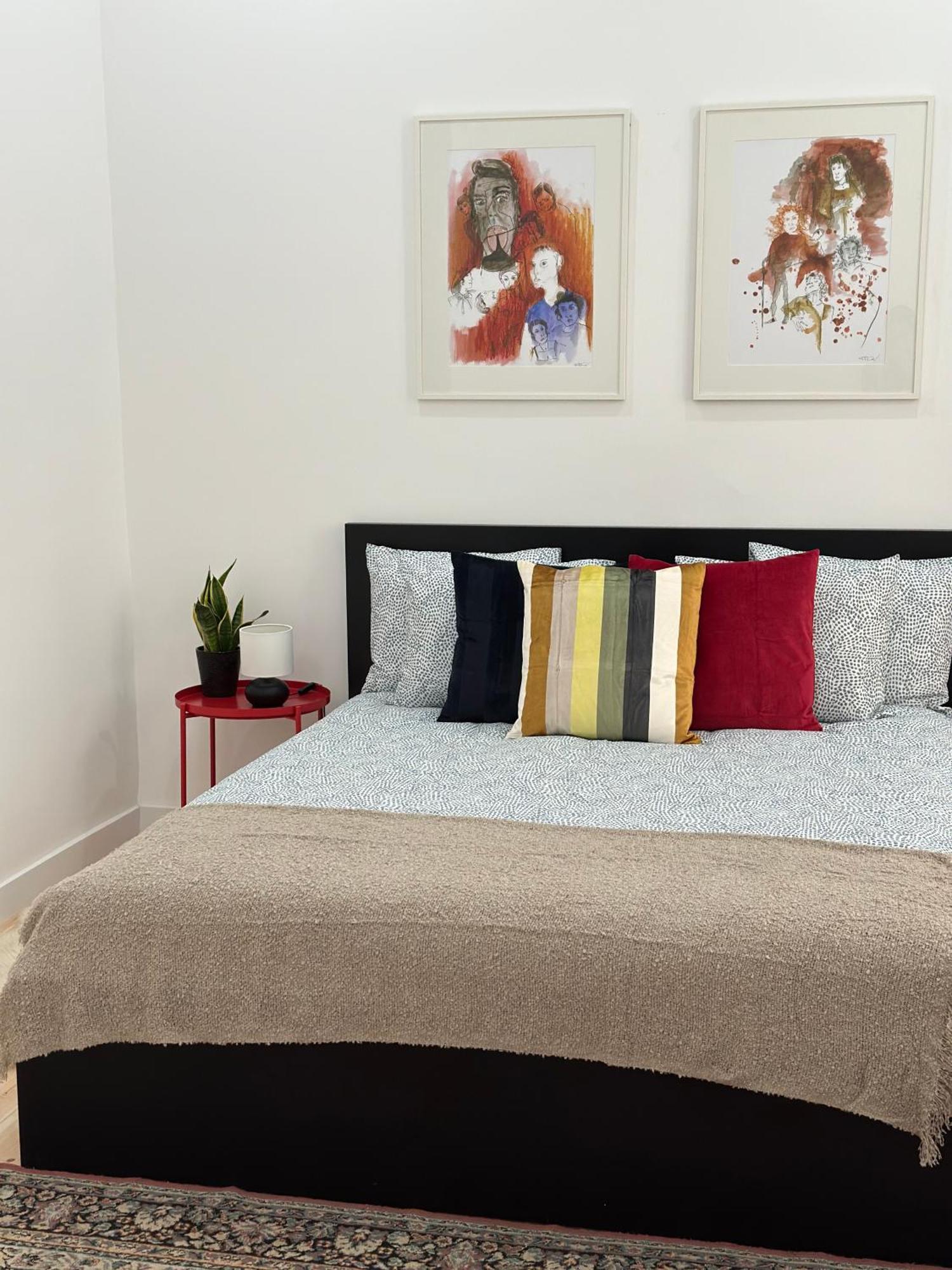 Modern Bedroom In Lisbon Bagian luar foto