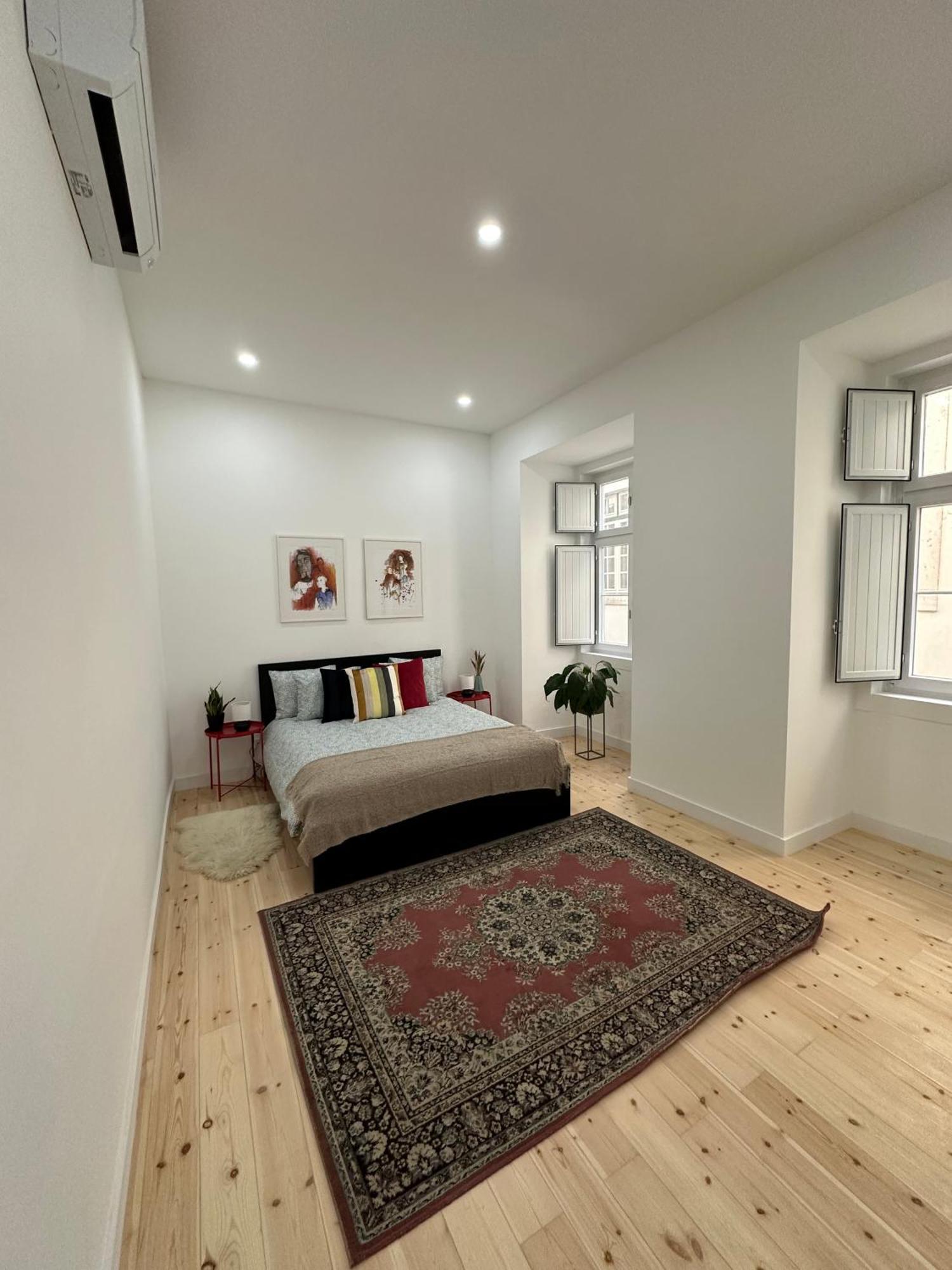 Modern Bedroom In Lisbon Bagian luar foto