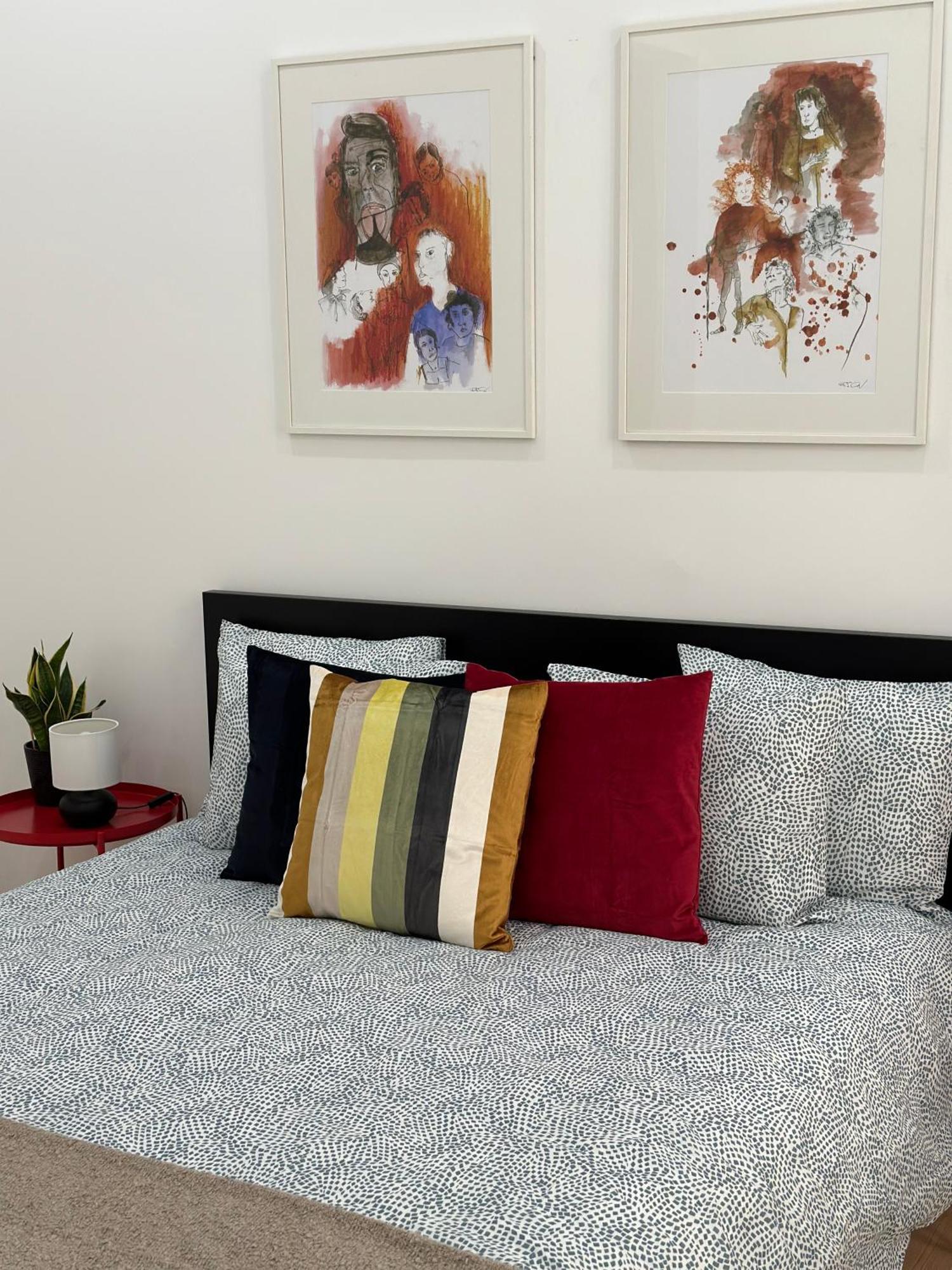 Modern Bedroom In Lisbon Bagian luar foto